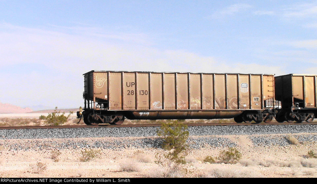 EB Unit Empty Open Hopper Frt at Erie NV -95